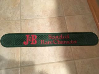 J & B Scotch Of Rare Character Bar Rail Rubber Mat