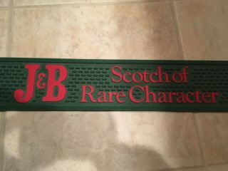 J & B SCOTCH Of Rare Character BAR RAIL RUBBER MAT 2