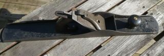 Stanley No.  8c Type 8 Corrugated Jointer Plane B Casting 1 Pat.  Date