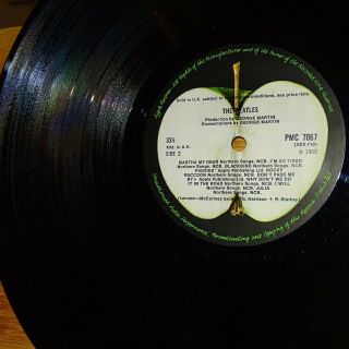 The Beatles White Album MONO num.  23,  307 Top Loading NO EMI 1st Press 1968 UK LP 3