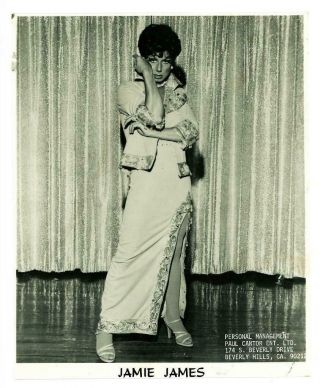 Female Impersonator Jamie James Vintage Drag Queen Photo Lgbtq Gay Interest