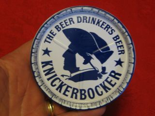 Vintage Knickerbocker Beer Tip Tray Metal Ruppert Brewery York Ash Tray
