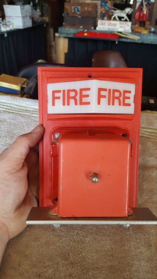 Vintage Rare Simplex 2903 - 9001 Fire Alarm Light Plate