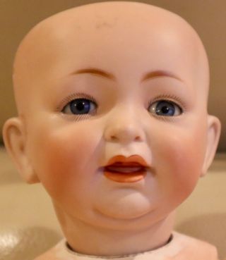 Antique 14 " C1910 German Bisque Character Baby Kestner 211 Closed Mouth