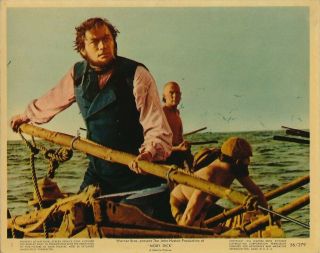 Gregory Peck Set Of Six 6 Vintage 1956 Moby Dick Warner Bros Color Photos Photo