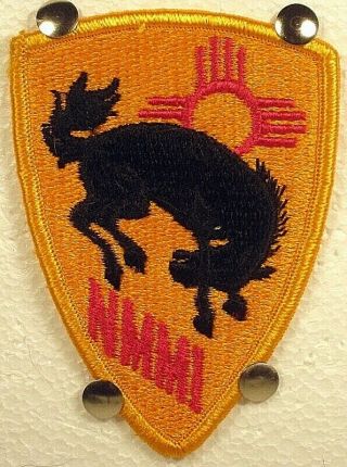 Mexico Military Institute Nmmi Cadet Insignia Crest Badge Full Color Patch