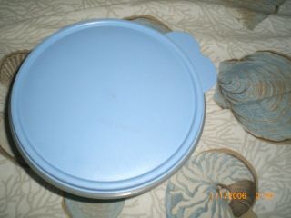Tupperware Bowl 6 Cup White With Blue Seal