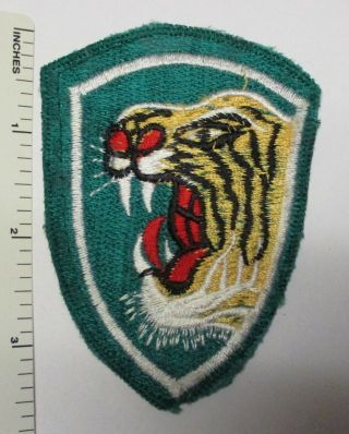 Vietnam War Vintage Rok Korean Army Patch Capital Tiger Division Korea