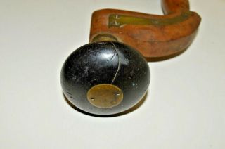 Antique Pilkington Brass Plated Bit Brace Hand Drill 3