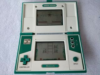 Vintage Nintendo Game & Watch Green House Multi Screen Japan/tested - B918 -