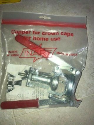 Inart Made In Italy Bottle Capper For Crown Caps
