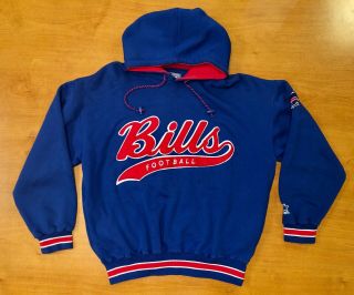 Vintage 1990s Buffalo Bills Starter Sweatshirt Jersey Allen Kelly Bowl