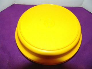 Vintage Tupperware Yellow 6 3/4 