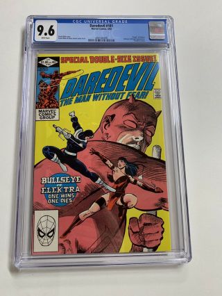 Daredevil 181 Cgc 9.  6 White Pages Marvel Death Of Elektra 2061442005