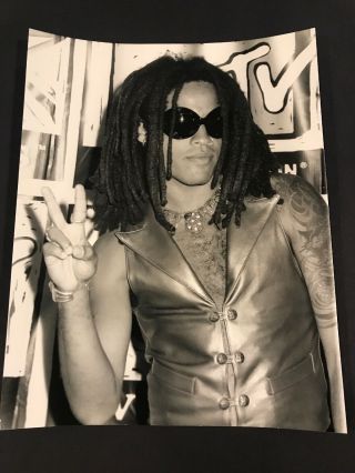 Vintage Press Photo Of Lenny Kravitz 1991