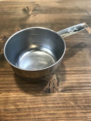 Vintage Foley 1 Cup Stainless Steel Measuring Cup
