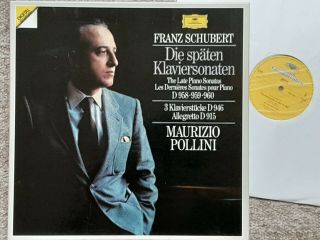 Schubert The Late Piano Sonatas Pollini Dgg 419 229 - 1 Dig 1987