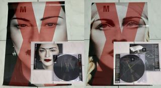 Madonna 2019 Madame X Taiwan Obi Vinyl 2 Lp,  Rainbow Picture Disc 2 Lp,  Poster