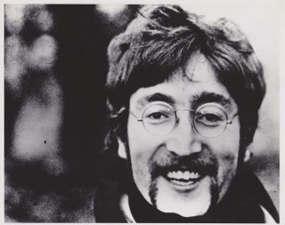 Vintage Press Photograph John Lennon - Capitol Records