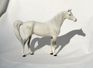 Vintage Beswick Arabian Horse Xayal 1265 Glossy Dapple Horse Ceramic Figurine