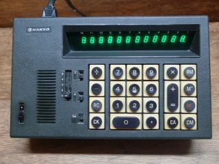 Sanyo Icc - 1123 Rare 1973 " Tube Display " Vintage Calculator Perfectly