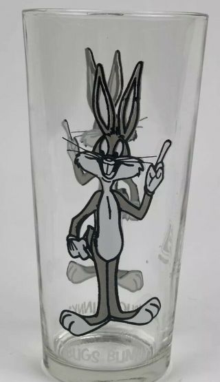 Vintage 1973 Pepsi/warner Bros.  Bugs Bunny Tall Glass Tumbler.