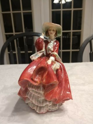 Rare Vintage Royal Doulton Girl Figurine " Top 