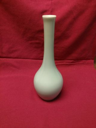 Vintage Celadon Vase Japan Gump’s San Francisco Bud Vase Beach Glass Sea Green