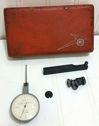 Vtg Brown & Sharpe Bestest Long Contact Point Dial Test Indicator 7035 - 1 Jeweled
