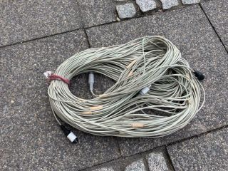 60 Meter Vintage Microphone Cable Neumann Microphone Or Interconnect 1960ies