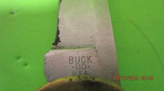 Vintage Buck 110 folding knife 3