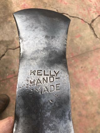 Vintage 3 1/2 Lb.  Kelly Hand Made Double Bit Axe 11 3/8 " Long