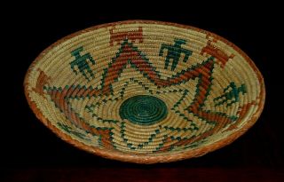 Vtg.  Native American Navajo? Wedding/ceremonial Basket Approx.  16 " X 3 1/2 "