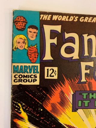 Fantastic Four 53 Marvel Comics 1966 FN,  Stan Lee & Jack Kirby Black Panther 2