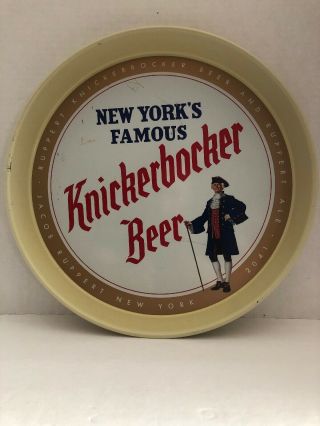 Vintage Jacob Ruppert Ale Knickerbocker Beer Serving Tray York 