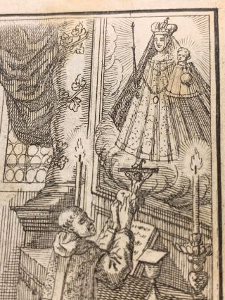 TWO VERY OLD RELIGIOUS ENGRAVING from 1600s 2