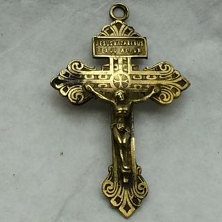 Vintage Religious Cross Ornate Design