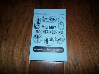 U.  S Army Military Mountaineering Handbook Training Book