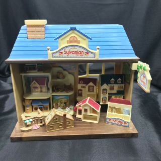 Calico Critters Sylvanian Families Vintage Toy Shop Boxed Rare Mini Houses