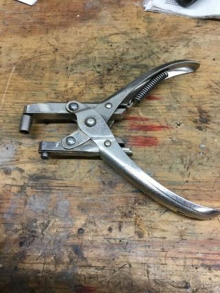 Bernard Sargent Key Ring Removal Pliers Typewriter Repair Tool Adjustable Base
