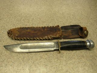 Vintage Marbles Knife 12.  5 Inches W/sheath " Vintage Old & Cool "