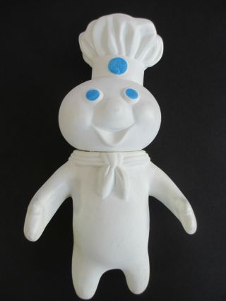 Vintage 1971 Pillsbury Doughboy Rubber 7 " Figure Toy Doll 1970s Plastic