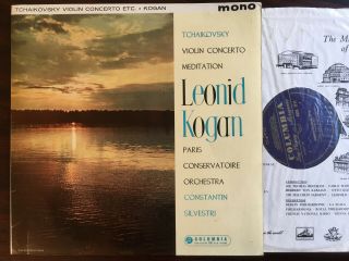 33cx 1711 Ed1 B/g Tchaikovsky Violin Concerto Leonid Kogan Ex,  /ex