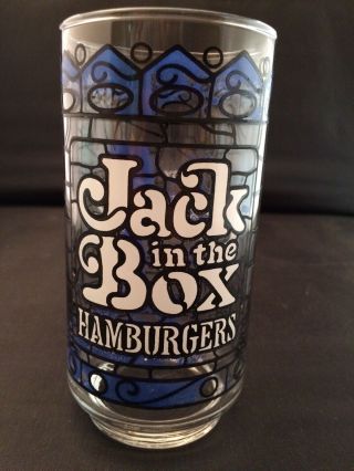 Vintage Jack In The Box Hamburgers Coca Cola Stained Glass Tiffany 