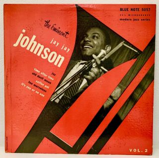 Jay Jay Johnson The Eminent Vol 2 10 " Lp Dg Rvg Blue Note Blp 5057 Ex