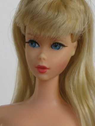 Vintage Barbie 1160,  Twist N Turn,  1967,  Blond,  Very Good