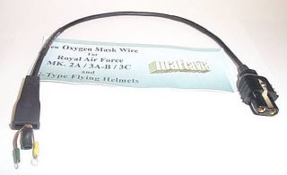 Oxygen Mask Wire For Raf G - Type & Mk.  2 / 3 Series Flying / Flight Helmets (261)
