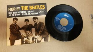 The Beatles Four By The Beatles On Capitol Eap 1 - 2121 Ep 45 Cover F2 - 2121