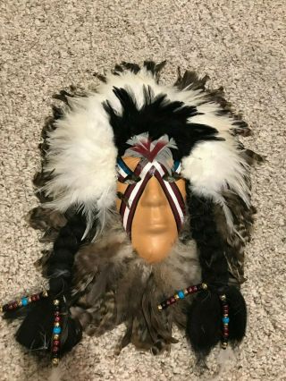 Vintage Alaskan Eskimo Mask By Rwh 89520 - 96 Ja