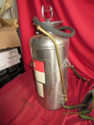 Vintage B&G 3500S Stainless steel pump pesticide Sprayer 3 1/3 gallon 3